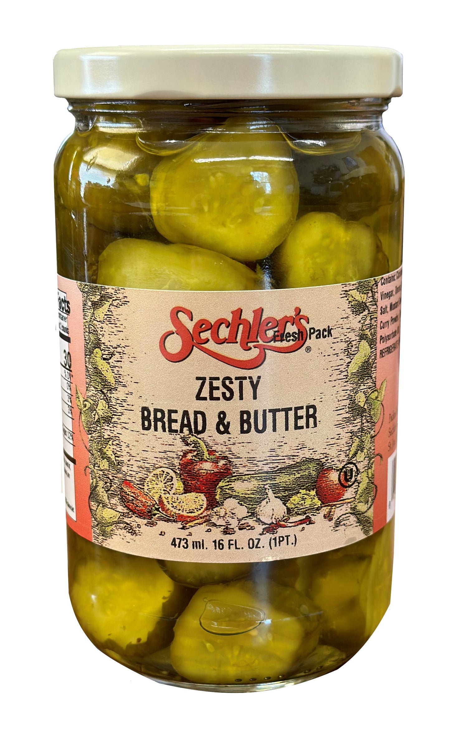 16oz Zesty Bread & Butter