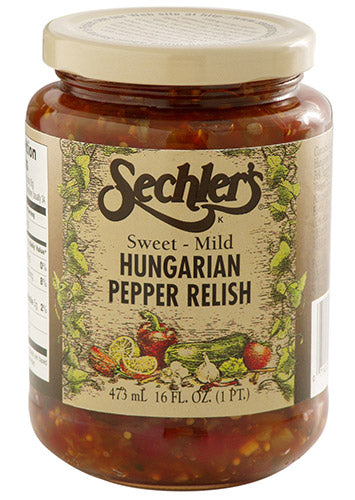 16oz Sweet Mild Hungarian Pepper Relish