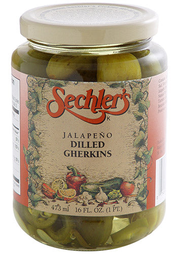 16oz Jalapeno Dill Gherkins