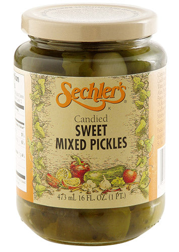 16oz Candied Sweet Mix Pickles