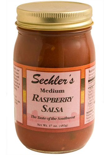 16oz Medium Red Raspberry Salsa