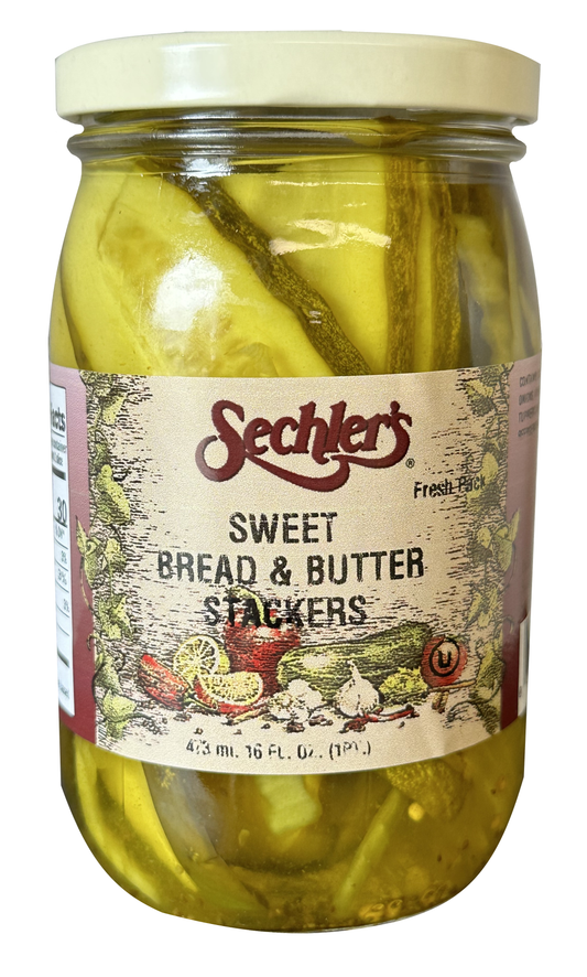 16oz Sweet Bread & Butter Stackers