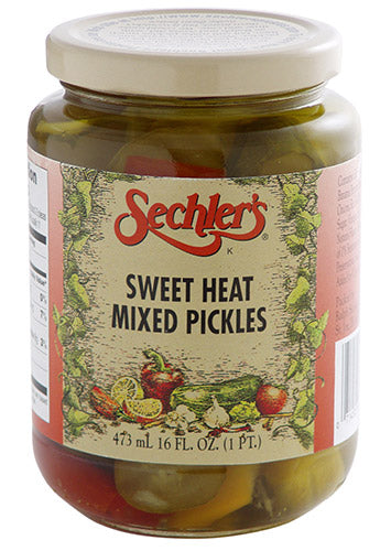 16oz Sweet Heat Mixed Pickles