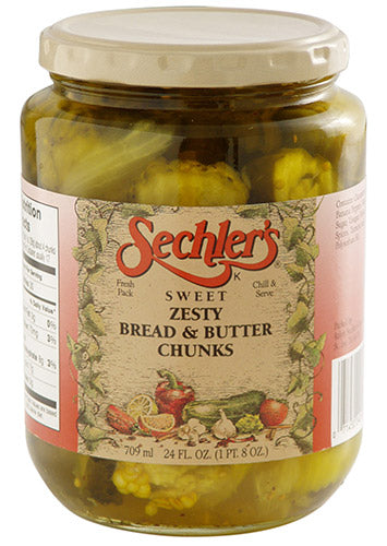 24oz Zesty Bread & Butter - 6-Pack