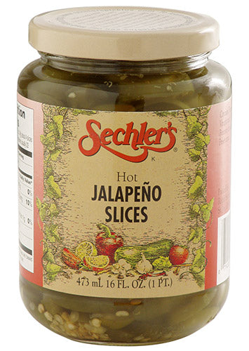 16oz Hot Jalapeno Slices