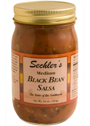16oz Medium Black Bean Salsa